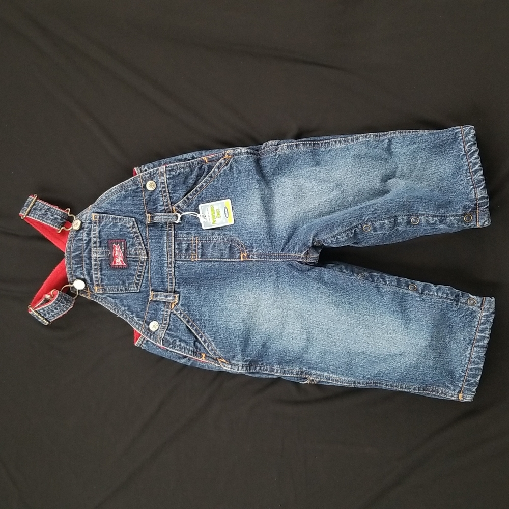 6-12 Month Old Navy Performance Fleece Lined Overalls